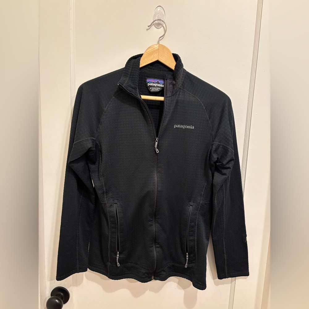 Patagonia Black R1 Full-Zip Jacket, Women’s Medium